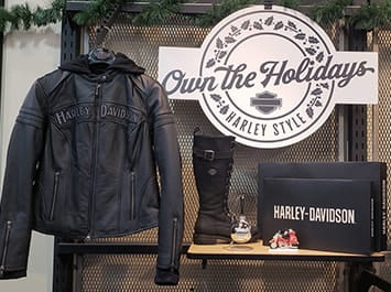 Black Harley Davidson leather jacket