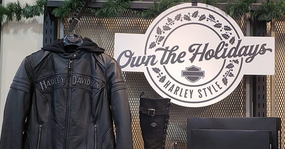 Black Harley Davidson leather jacket