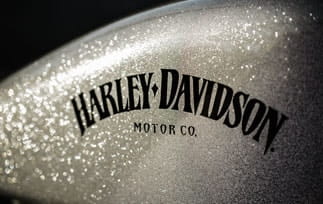 Harley Davidson motorcycle gas tank